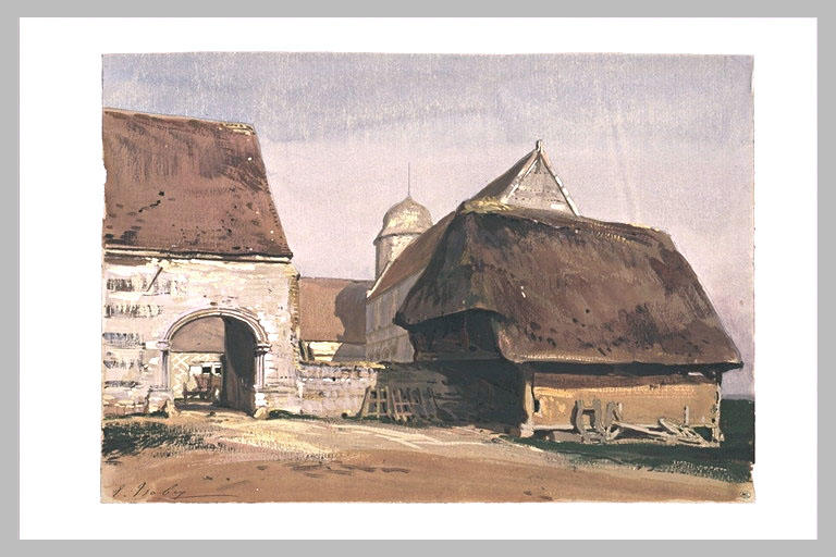 Porte de la ferme du château d'Ango