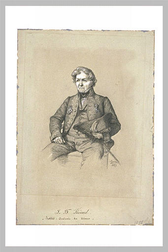 Portrait du baron Thenard de l'Académie des Sciences