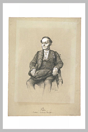 Portrait du docteur Patin de l'Académie Française