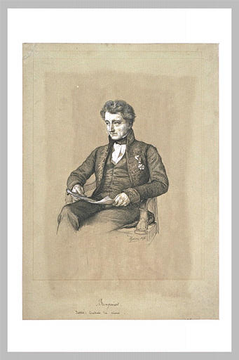 Portrait d'A. Brongniart de l'Académie des Sciences