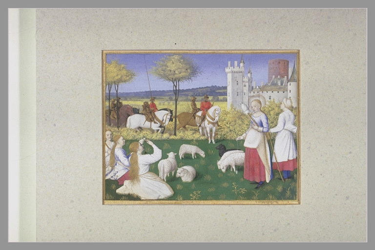 Sainte Marguerite gardant les moutons