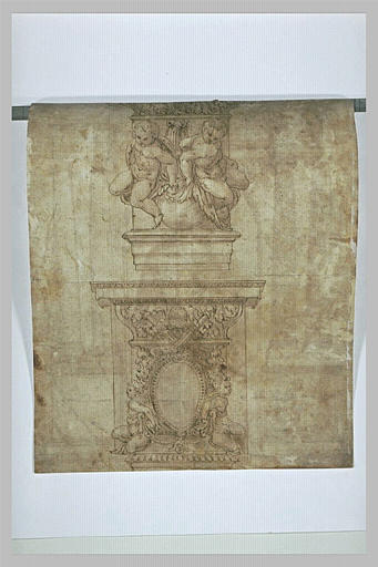 Etude d'un chapiteau et d'une base de colonne