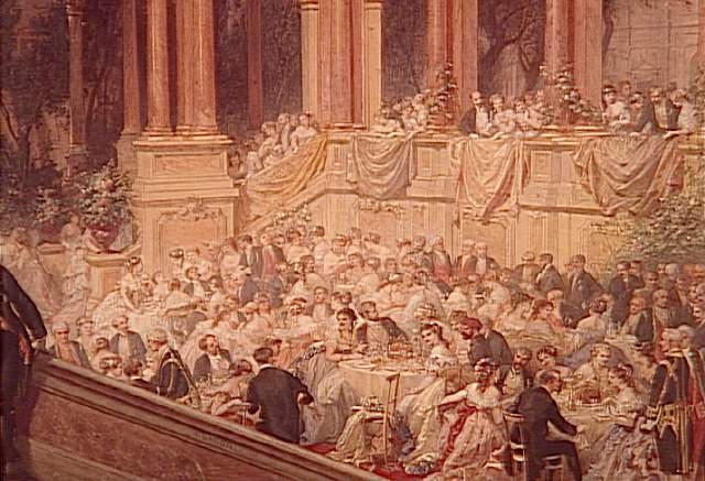 Fête au palais des Tuileries pendant L' EXposition universelle de 1867
