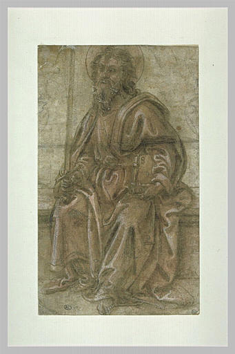 Saint Paul assis, tenant l'épée nue et le livre