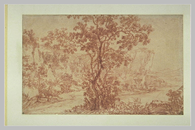 Paysage : bords de rivière d'Italie