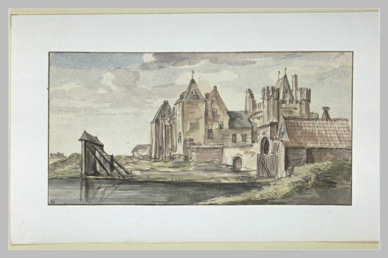 Vue du château de Purmerend