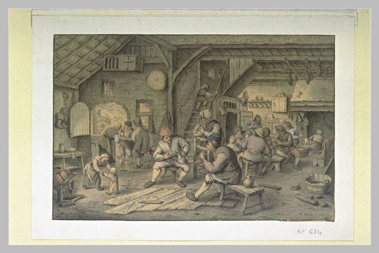 Intérieur d'estaminet