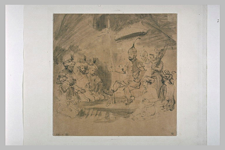 L'Empereur Timour sur son trône