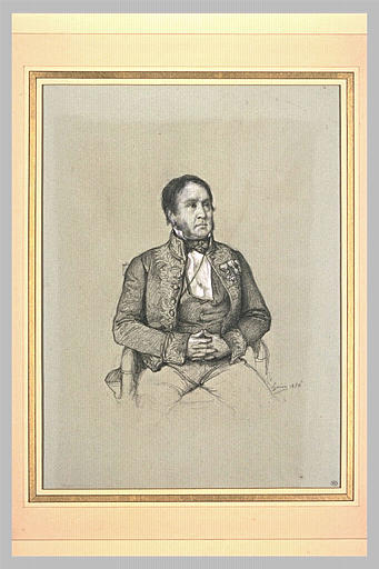 Portrait de Lenormant, académicien