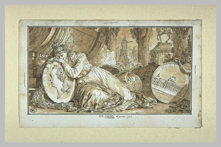 La France pleurant Louis XV