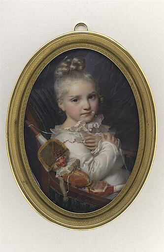 Portrait de petite fille blonde