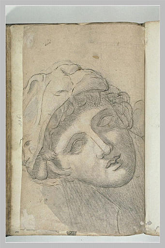 Tête de femme d'après l'antique