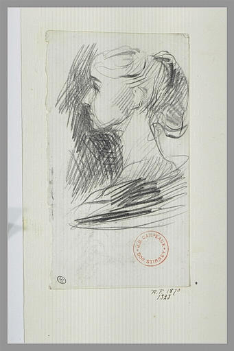 Buste de jeune fille