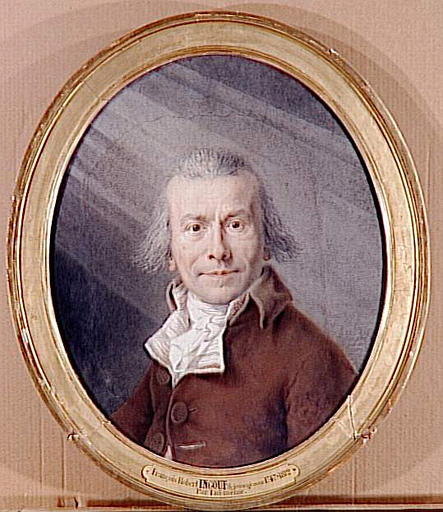 François Robert Ingouf, le jeune, graveur, élève de Flipart ; Autoportait de François-Robert Ingouf dit Ingouf le jeune, graveur (1747-1812)