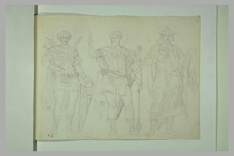 Mont Athos, monastère de la Grande Lavra. Etude des fresques du réfectoire