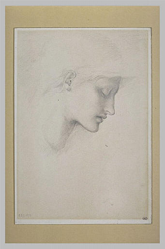 Tête de jeune femme, étude pour La Roue de la Fortune