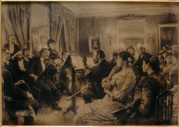 Une soirée musicale chez Amaury Duval