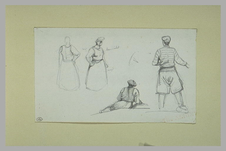 Etudes d'hommes et de femme