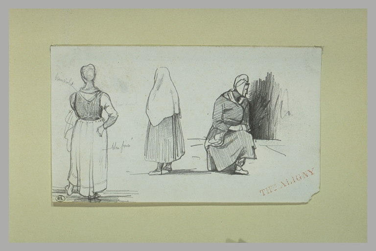 Trois études de paysannes