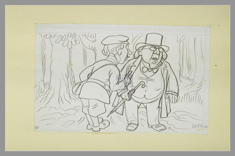 Conversation dans un bois