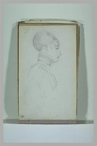 Portrait de femme, en buste, de profil