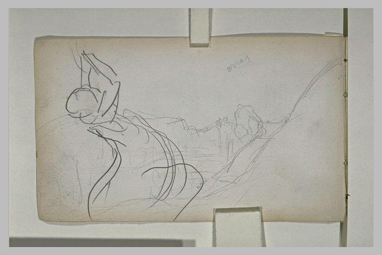 Figure danssante ; paysage à Arras