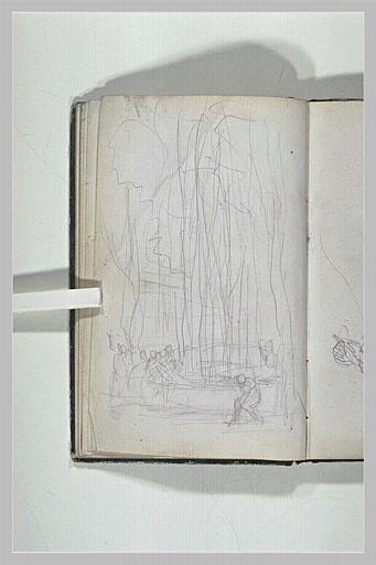 Figures dans un paysage