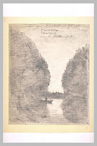 Impression du soir sur la Rotte à Grooswyck, en Hollande