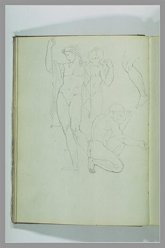 Etudes d'hommes nus