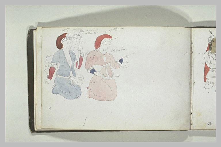 Etudes d'après des miniatures persanes