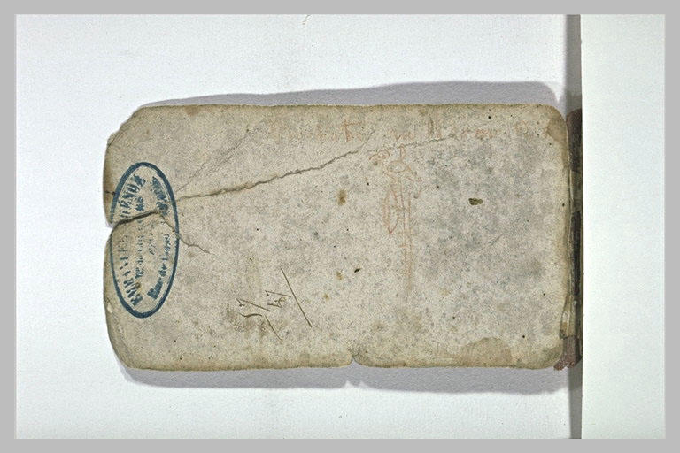 Oiseau, et note manuscrite