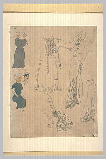 Etudes d'après des miniatures persanes et des costumes orientaux