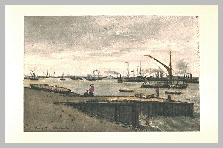 La jetée à Gravesend