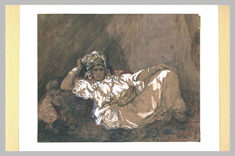 Femme des Ouled-Naïl, richement parée