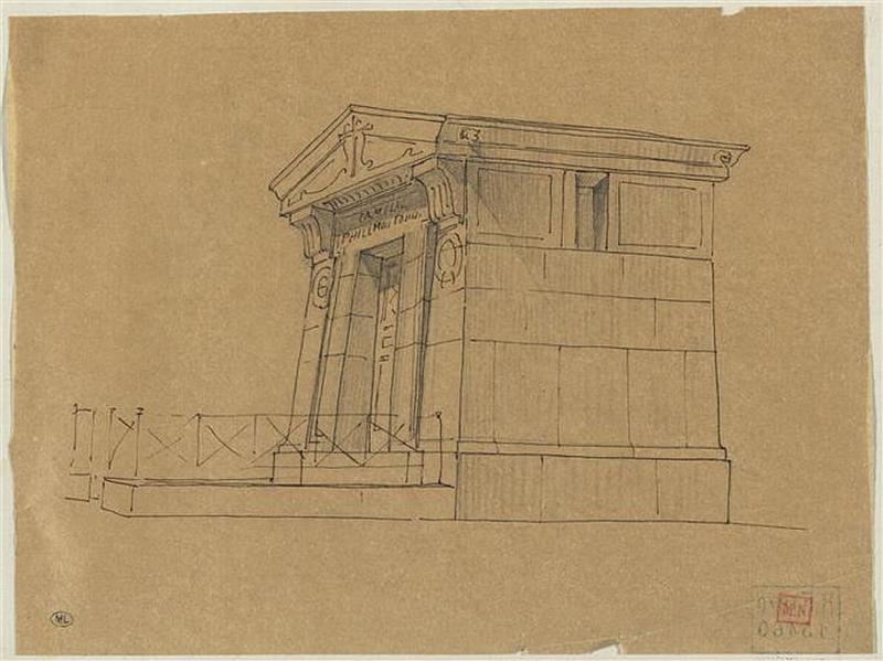 PROJET DE MONUMENT FUNERAIRE