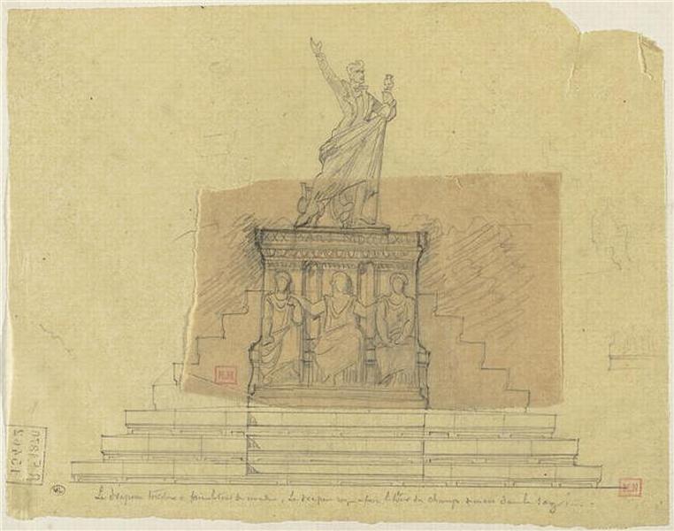 PROJET POUR UN MONUMENT A LAMARTINE