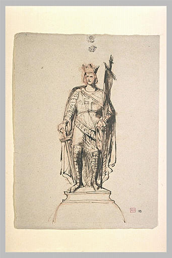 Projet pour une statue de saint Louis