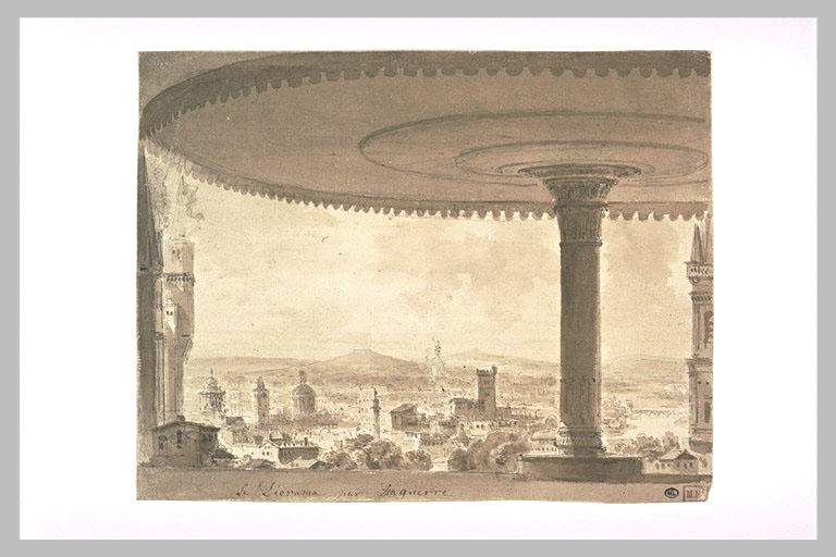 Vue du diorama du Boulevard des Capucines