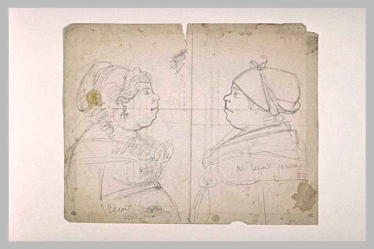 Deux têtes de maritornes