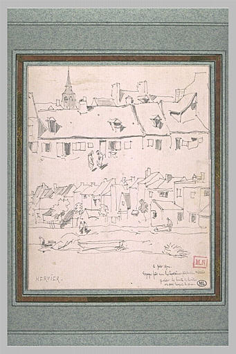 Deux croquis de hameaux