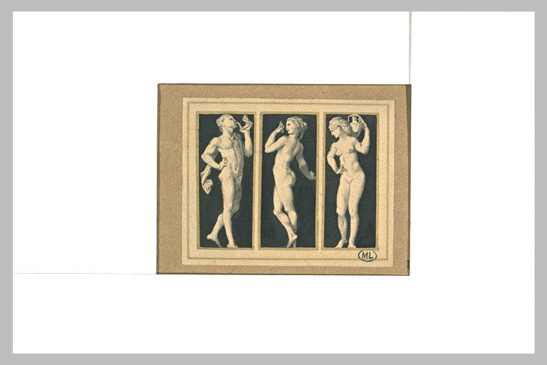 Trois figures à l'antique