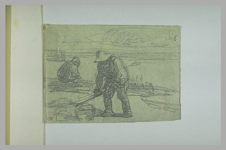 Deux personnages sur un quai
