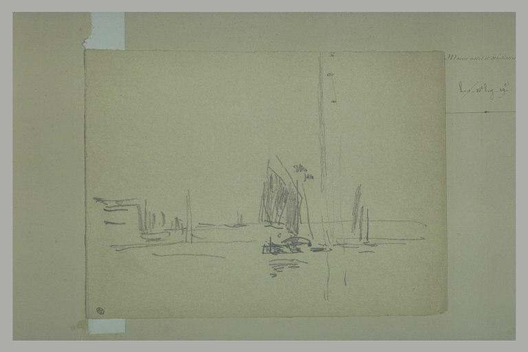Voilier près du rivage