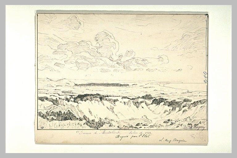Dunes de Montalivet longeant la mer