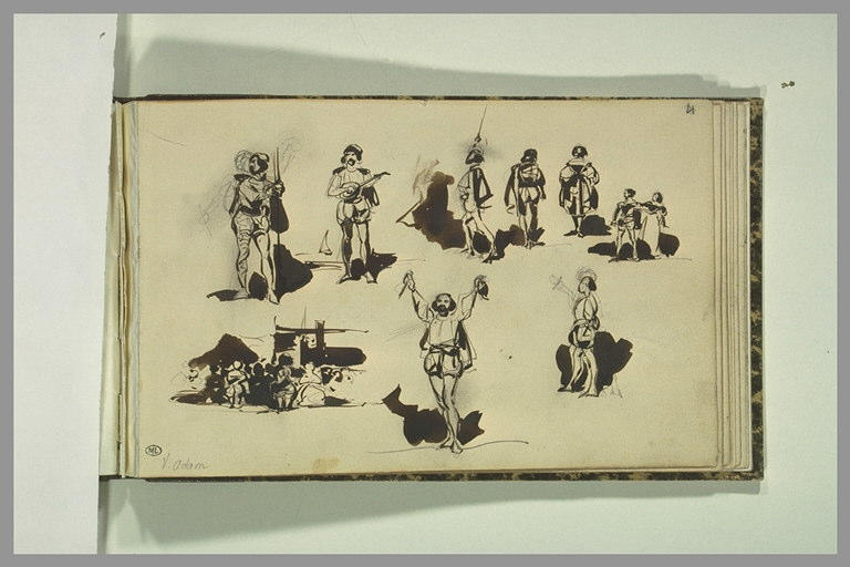 Croquis de personnages