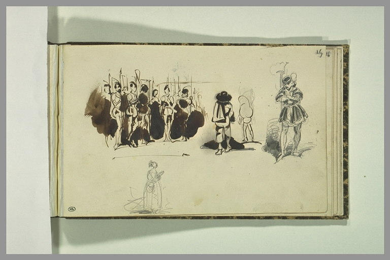 Figures isolées et groupées