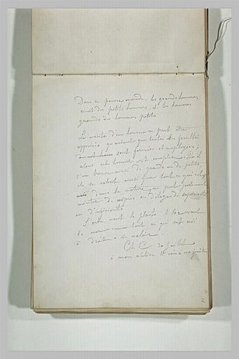 Texte manuscrit