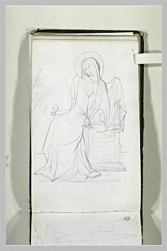 Vierge Marie assise