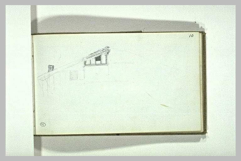 Ebauche d'une façade d'habitation basque