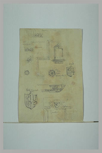 Détails d'architecture relevés à Avila